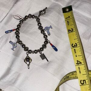 Hair stylist bracelet beauty enamel